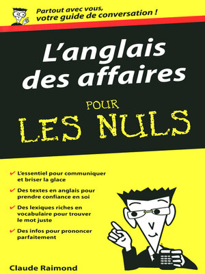 cover image of L'Anglais des affaires
